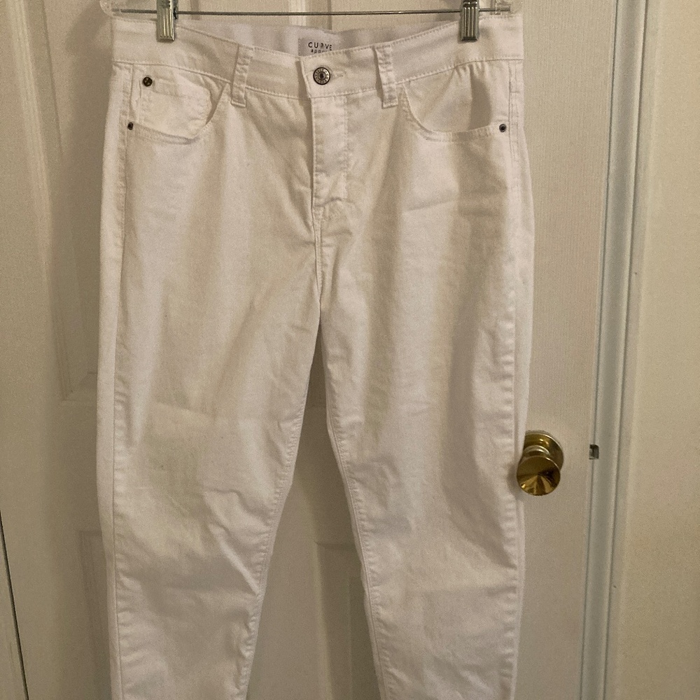 Curve Appeal White Pants/Jeans Size 12 -  NWOT